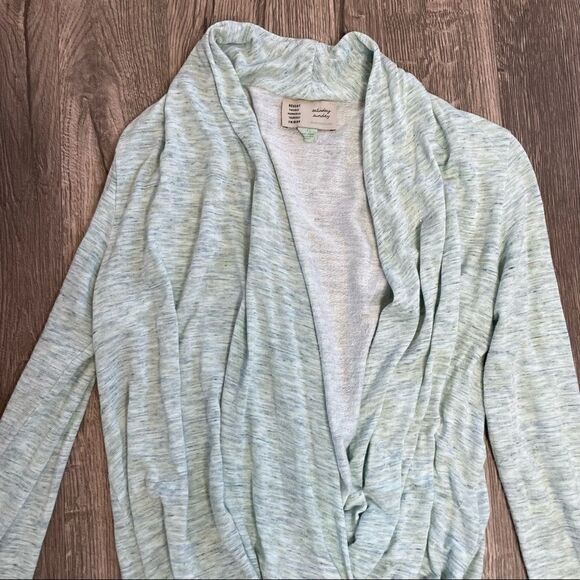 ANTHROPOLOGIE Saturday/Sunday Elsa Marled Pullover Wrap Sweater - Picture 7 of 8